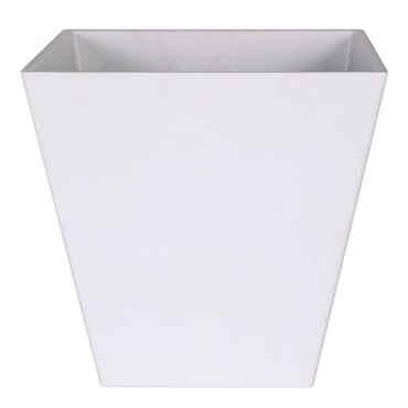 Artstone Ella 10" Square Planter White