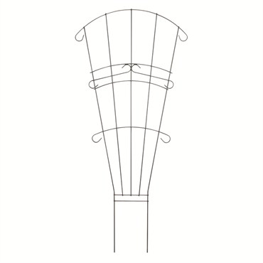 Panacea 28"x60" Green Fan Trellis