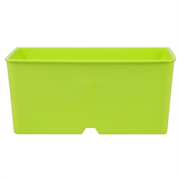 SunPack 5"x5" Heavy Duty Square Pot Lime Green