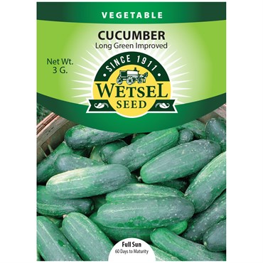 Cucumber, Long Green Improved - 3 Gram