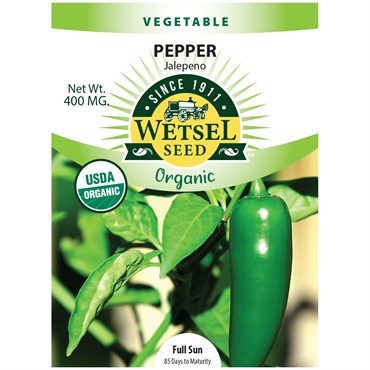 Organic Peppers, Jalapeno 400mg Packet