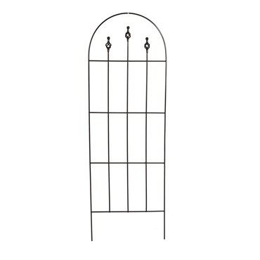 WSP 48" Finial Trellis Black
