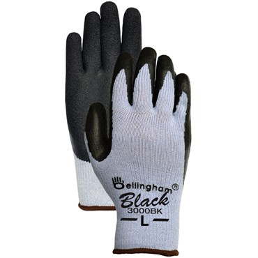 BGC Premium Latex Glove Large Black