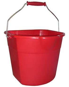 Ames 17qt Harper Bucket Easy Pour Red