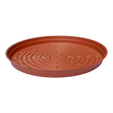 CWP 14" Terracotta Heavy Gauge Vinyl Plant Saucer
