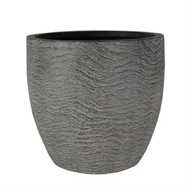 HC 12" Aspen Planter Charcoal
