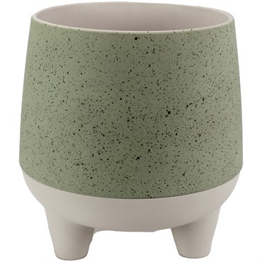 HC 6" Orion Pot Sage Granite/Birch