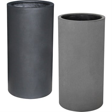 MCarr 12pc Tall Round Fiberstone Planter Pallet Mixed