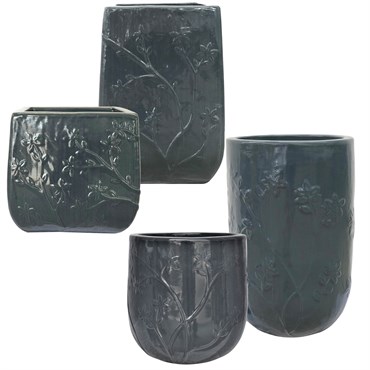 MCarr 25PC Daisy Planter Plt London Gray