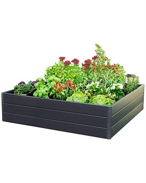 NuVue 44.5"x44.5"x11.5" Raised Garden Box Gray