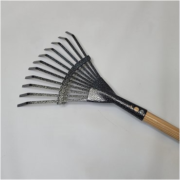 Organic Kids Spring Rake With Wood Handle