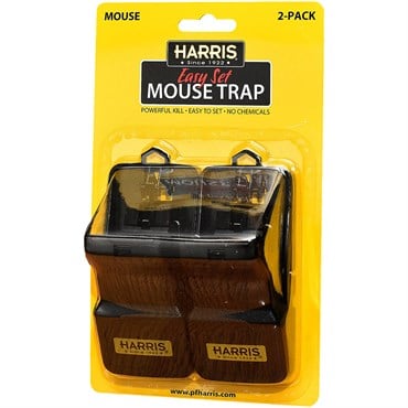 Harris 2pk Reusable Plastic Mouse Trap