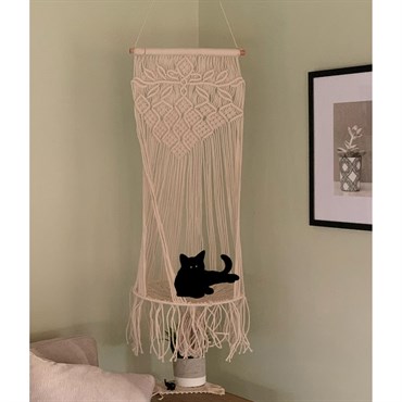 Primitive Macrame Cat Hammock