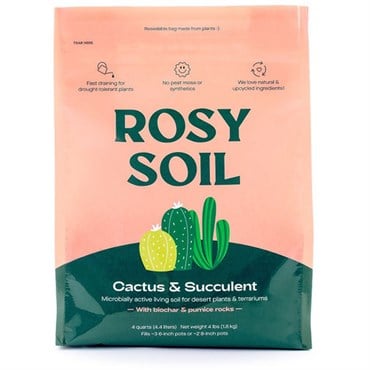 Rosy Soil 4qt Cactus Mix 8/CS