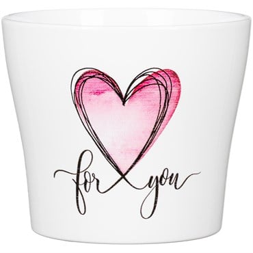 Scheurich 5.25" With Love 808/13 Planter
