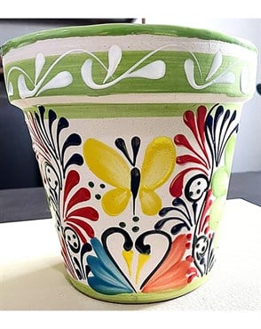 Bella 12" Flower Pot Lime