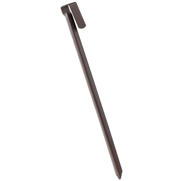 Valley View 1" x 4" Poly Board Metal Stake Brown