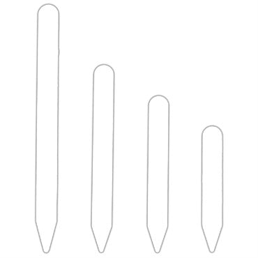 DPI 1000/5x5/8" Economy White Plastic Labels