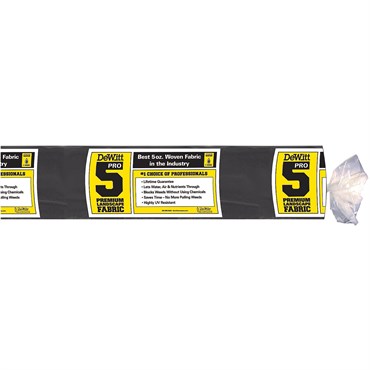 Dewitt 12'x250' Bulk Pro 5 Barrier 5oz Fabric Folded