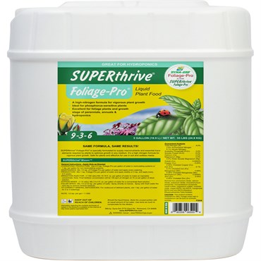 SUPERThrive 5gal Foliage-Pro 9-3-6 Plant Food