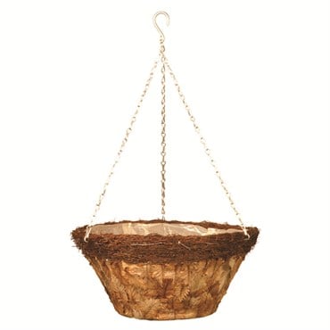 Braun 12" Leaf Hanging Planter w/ Chain