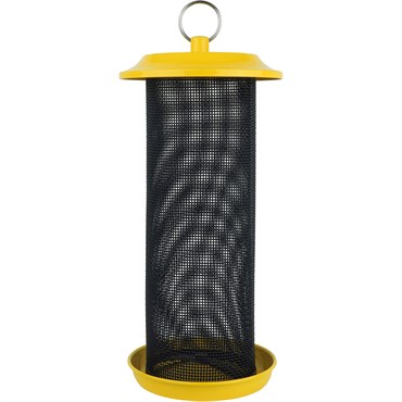 Natures Way 2.125qt Metal Mesh Thistle Bird Feeder Sunglow