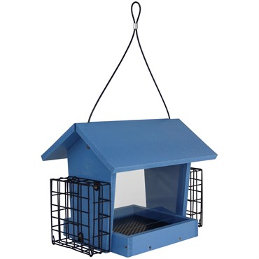 Natures Way 3qt EcoCycle Hopper Hangout Bird Feeder w/ Suet