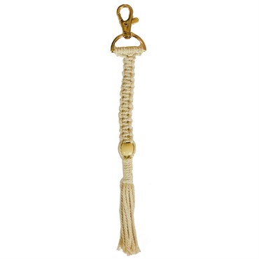 Primitive Natural Beaded Key Chain