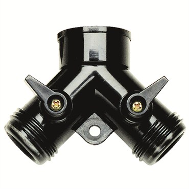 Rain Drip Y Conn Dual Shutoff