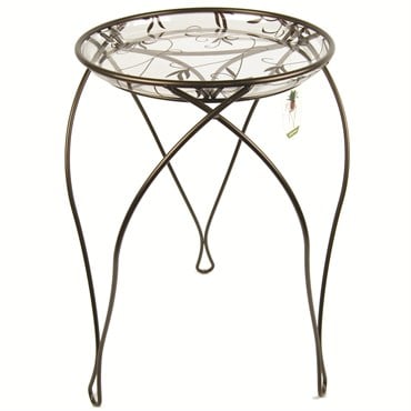 Plastec 21" Elegance Plant Stand Dark Bronze