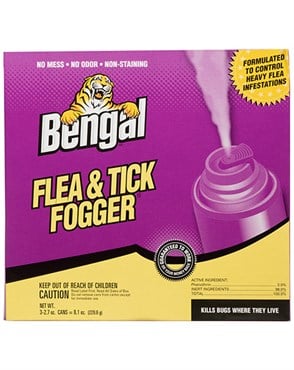 Bengal 3pk 2.7oz Flea Tick Fogger
