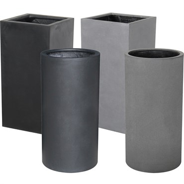 MCarr 12pc Tall Fiberstone Planter Pallet Mix