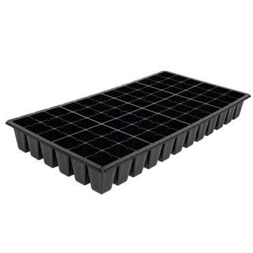 SunPack 72 Cell Square Insert Black - Fits Standard 10"x20" Trays