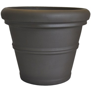 Tusco 42" Rolled Rim Planter Espresso