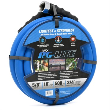 BluBird 5/8"x10' Ag-Lite Rubber Hose