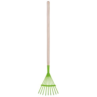 Esschert Childrens Lawn Rake Green