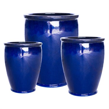 MCarr 15pc Tall Smooth Planter Pallet Admiral Blue