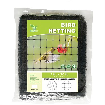 Greenyard 7'x20' Bird Net Folded Black
