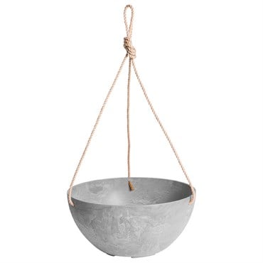 Artstone Napa 10" Hanging Bowl Grey