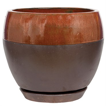 Southern Patio 6" Kendall Planter Copper Finish