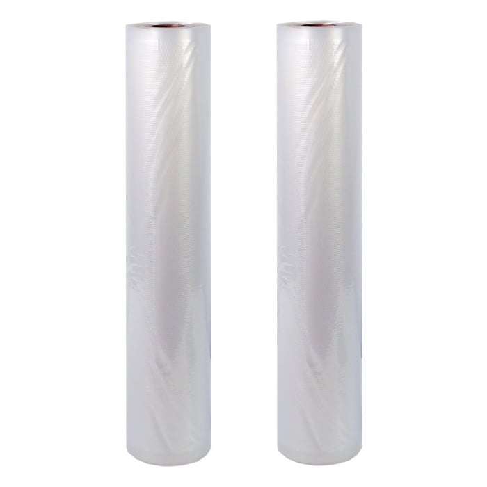 NatureVac Vacuum Seal Bags All Clear 11in x 19.5ft (2 Rolls/Box)