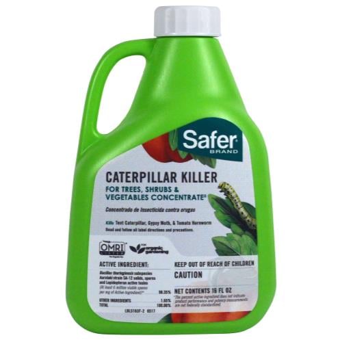 Safer Caterpillar Killer Conc. for Tree, Shrub and Veg 16 oz (6/Cs)