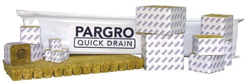 Grodan Pargro QD 4 in x 4 in Block (72) w/ Hole (12/Cs)
