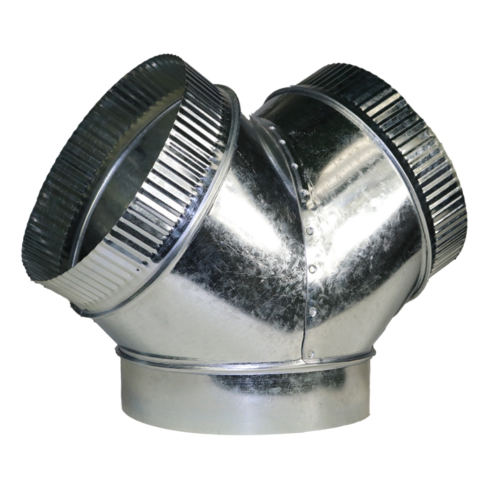 Y Duct Connector 10in x 10in x 10in