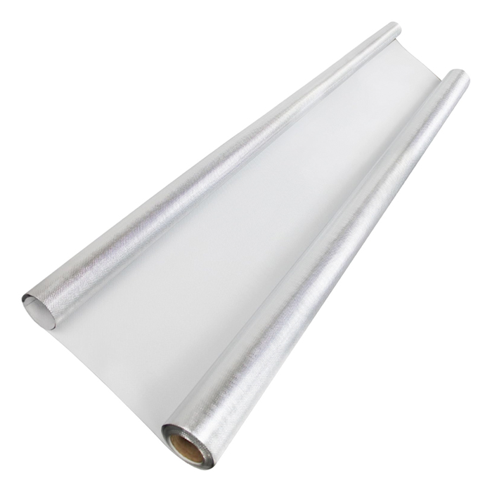 Diamond Foil on White 110 Micron 4ft x 50ft
