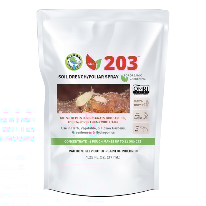 SNS 203 Soil Drench & Foliar Spray Pouch 4 fl oz (10cs/Pack)