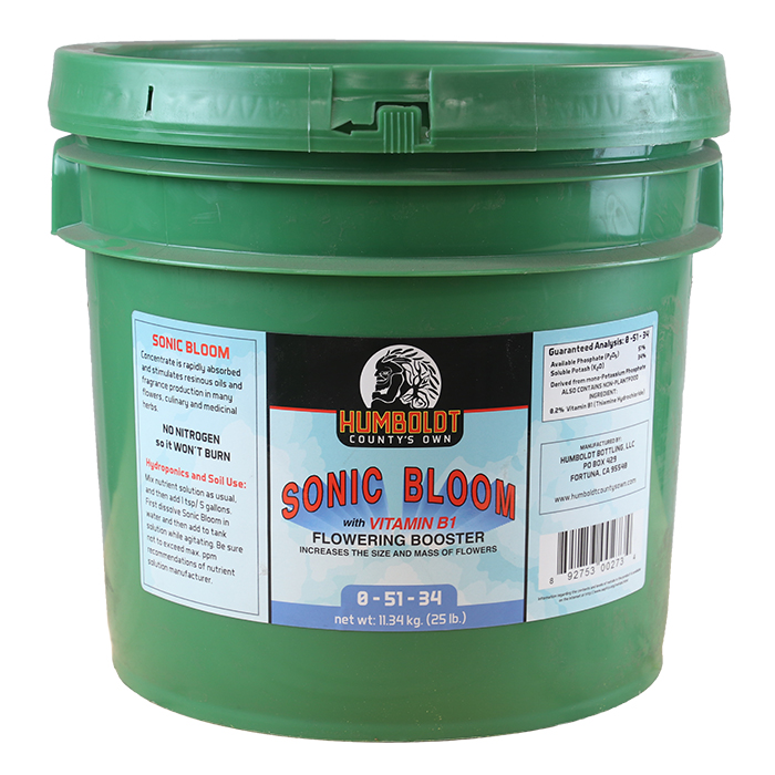Humboldt County's Own Sonic Bloom w/ Vitamin B1 25lbs