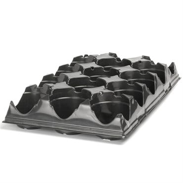 Landmark 04.50 Rnd Transport Tray 15 Count Black 90 Per Case 16 Cases Per Pallet