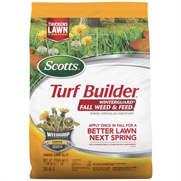 Scotts 4M Turf Builder Winterguard Fall Weed & Feed Dicamba