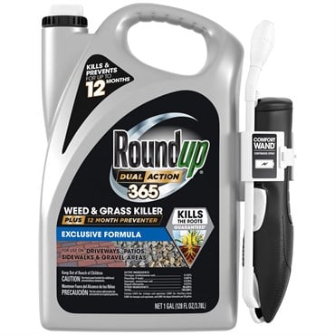 Roundup 1gal Dual Action 365 Weed Killer Preventer Wand